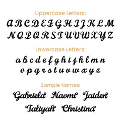 Birthstone Custom Name Necklace